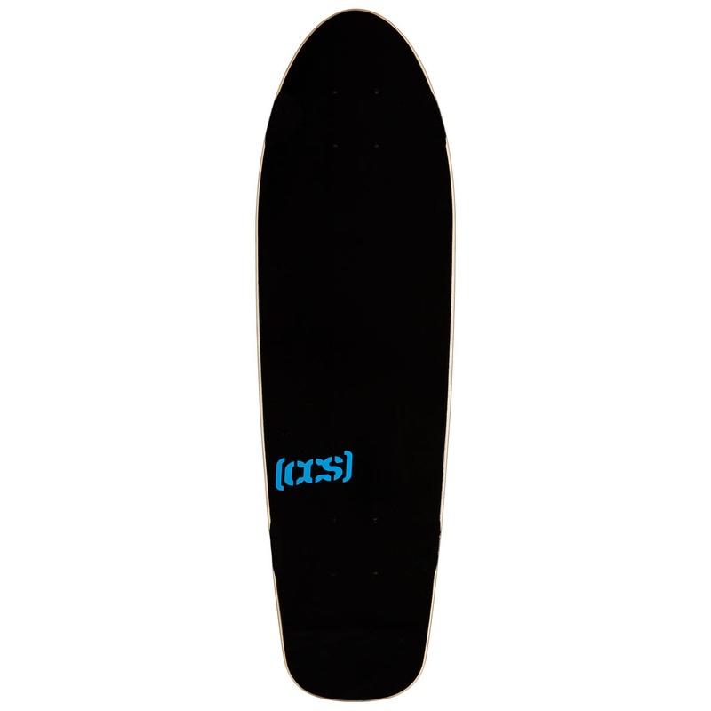 CCS Logo Cruiser Skateboard Deck – Black – 8.00