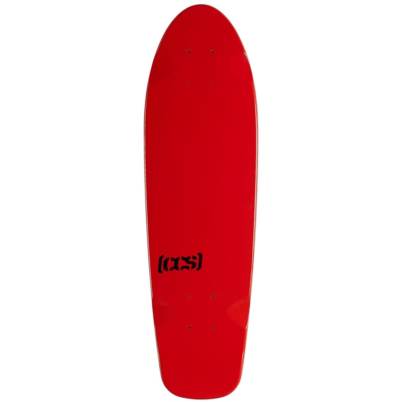 CCS Logo Cruiser Skateboard Deck – Red – 8.00