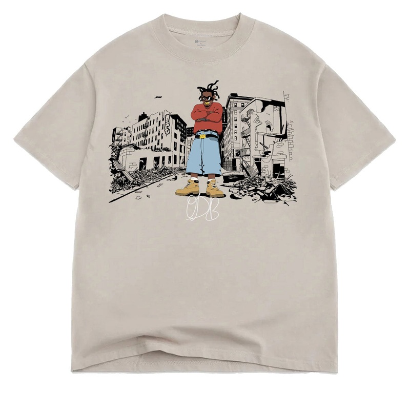 Color Bars x ODB Harlem T-Shirt – Tan
