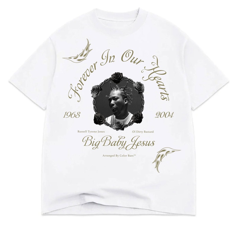 Color Bars x ODB Memorial T-Shirt – White