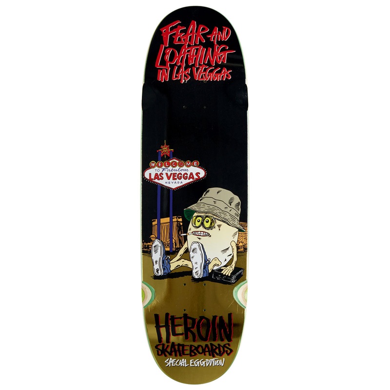Heroin Fear & Loathing 25 Skateboard Deck – 9.00