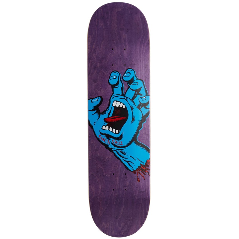 Santa Cruz Screaming Hand Skateboard Deck – 8.375