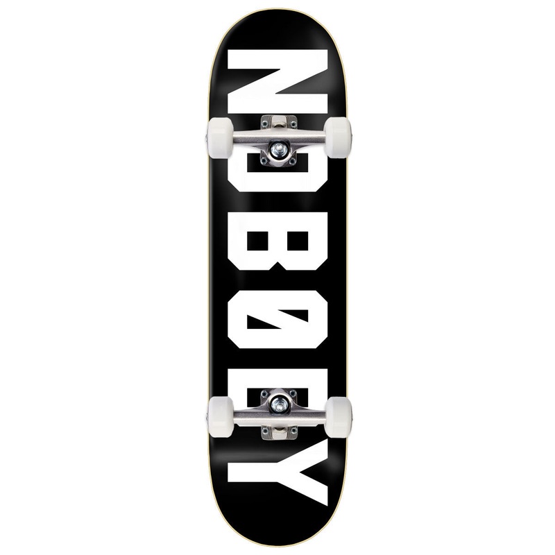 Zero Nobody Skateboard Complete – Black/White – 8.50