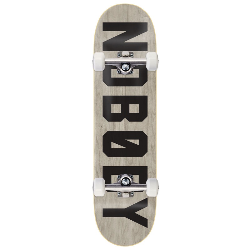 Zero Nobody Skateboard Complete – Grey/Black – 8.50