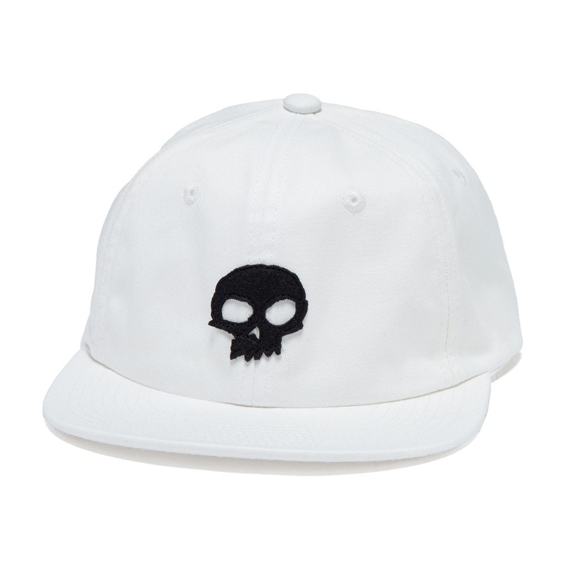 Zero Skull Applique Hat – Off White