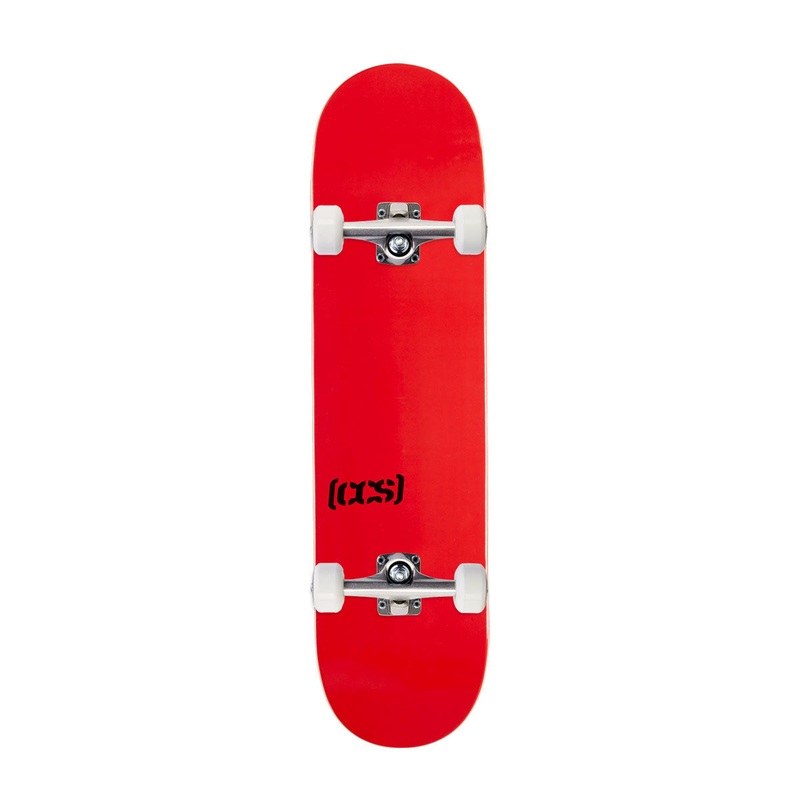CCS Logo Mini Skateboard Complete – Red – 7.25