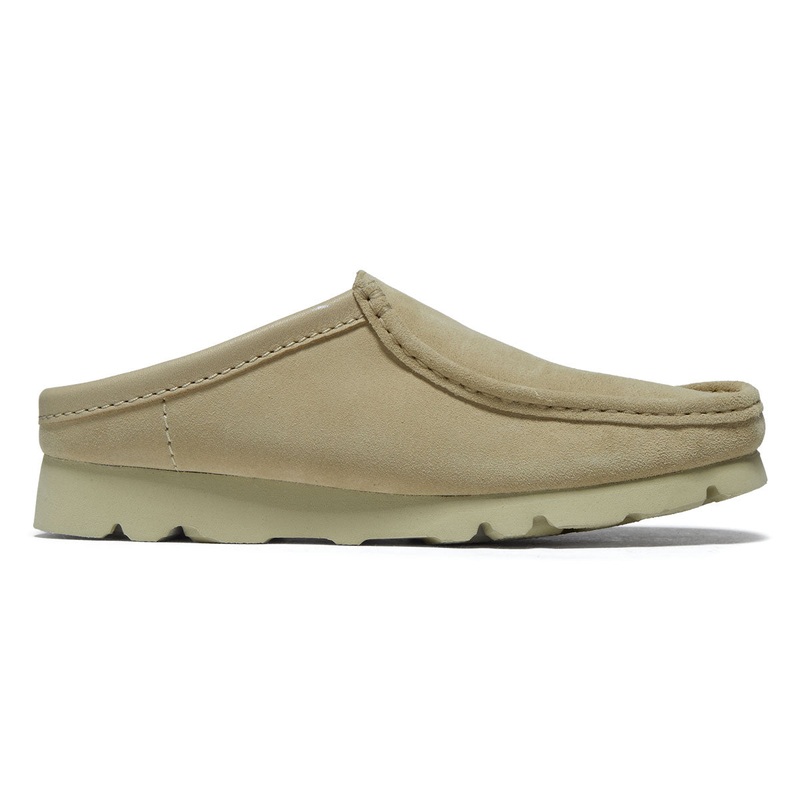 Clarks Wallabee Slip Shoes – Maple Suede