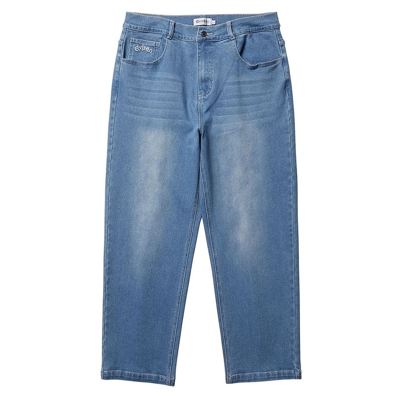 Evisen Eye Fire Jeans – Blue