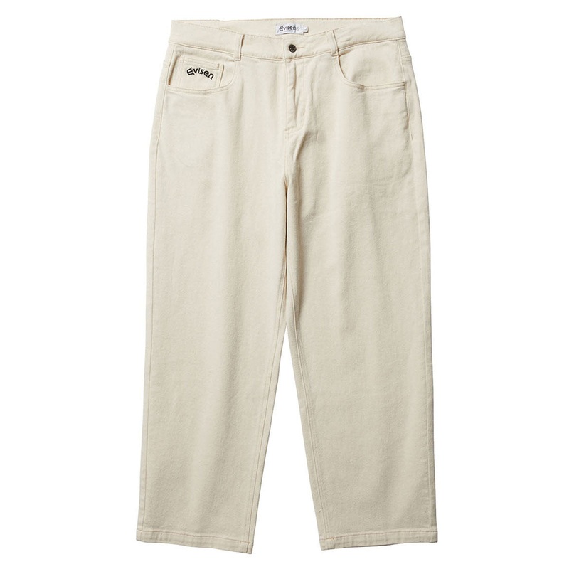 Evisen Eye Fire Jeans – Ecru