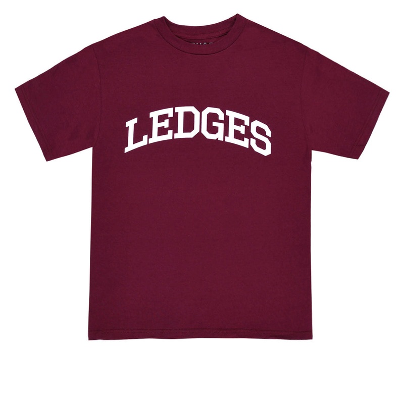 Quasi Ledges T-Shirt – Burgundy