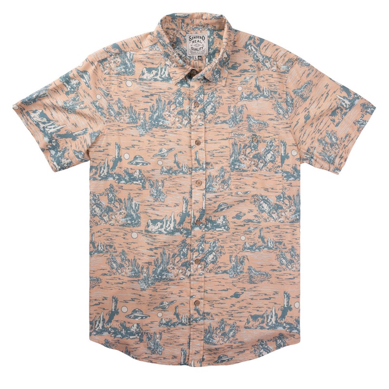 Sendero City Slicker Shirt – Coral Desert Abduction