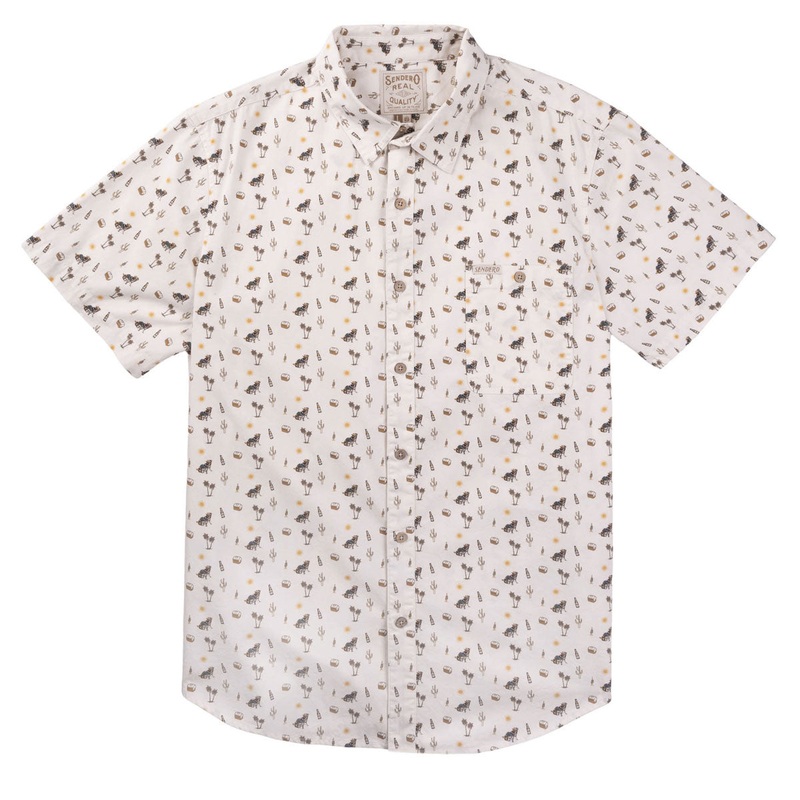 Sendero City Slicker Shirt – White Oasis