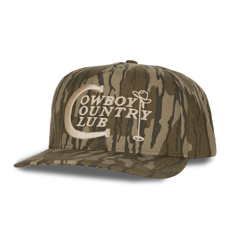 Sendero Cowboy Country Club Hat – Bottomlands Camo Mossy Oak
