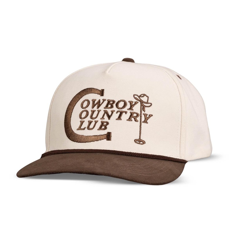 Sendero Cowboy Country Club Hat – Cream/Brown