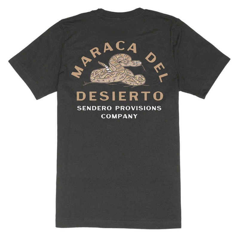 Sendero Rattlesnake T-Shirt – Vintage Black