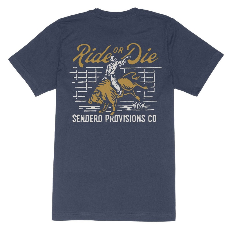 Sendero Ride Or Die T-Shirt – Navy