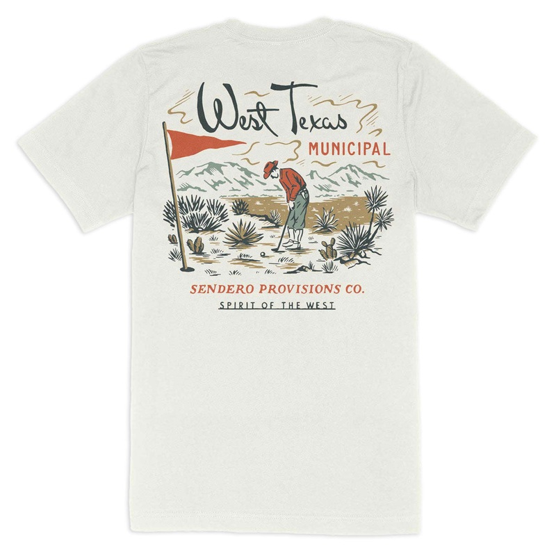 Sendero West Texas Municipal T-Shirt – Vintage White