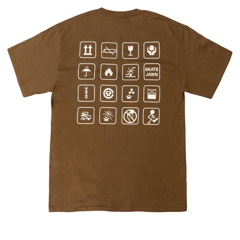 Skate Jawn Shipping T-Shirt – Brown
