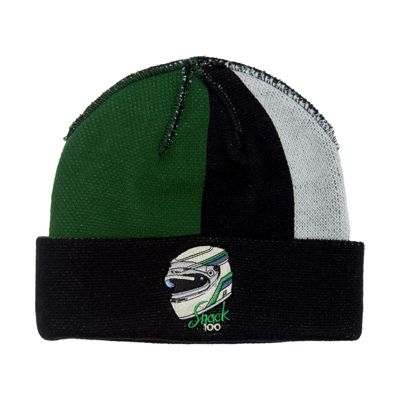 Snack 100 Beanie – Black/Green