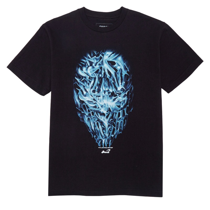 Snack Chrome Face T-Shirt – Black