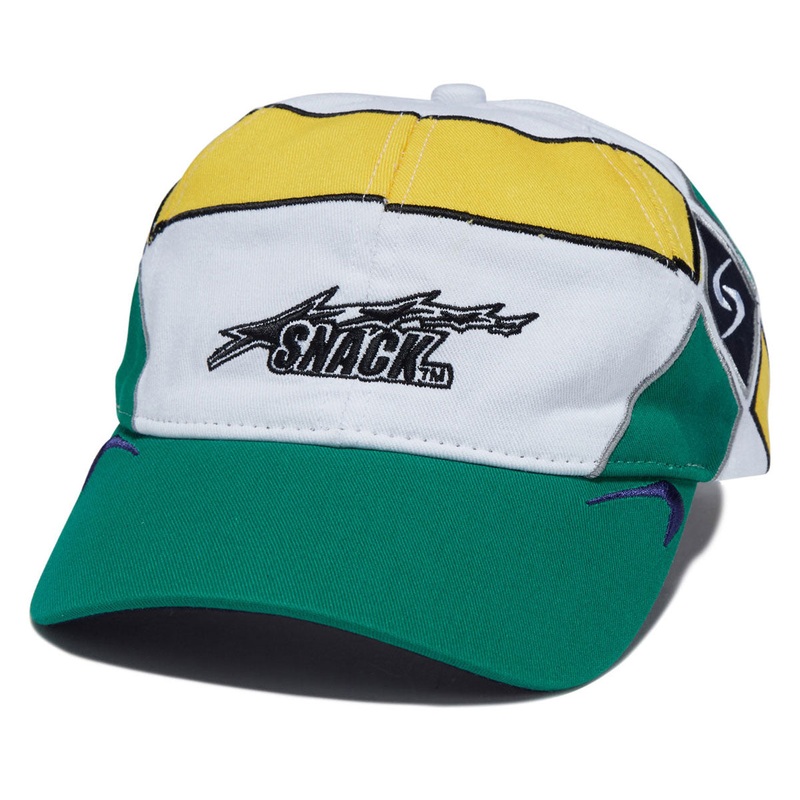 Snack Circuit Hat – White/Green/Yellow