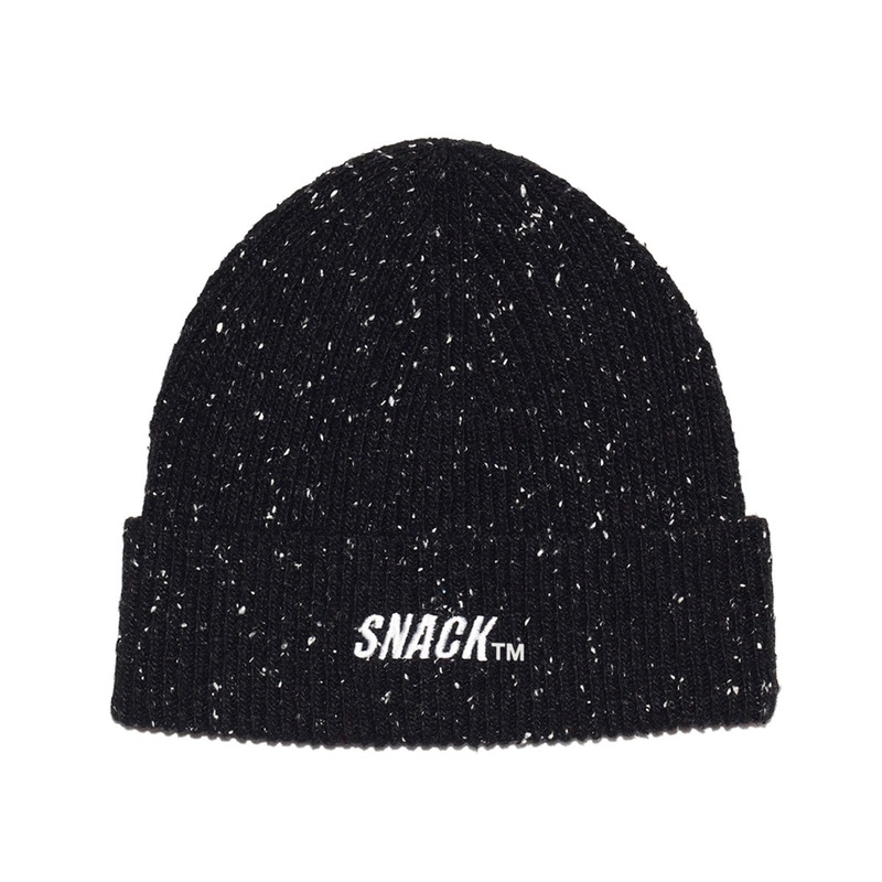Snack Speckle Beanie – Black Speckle