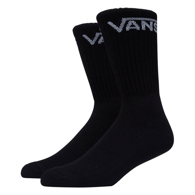 Vans Classic Crew Socks – Black 2025