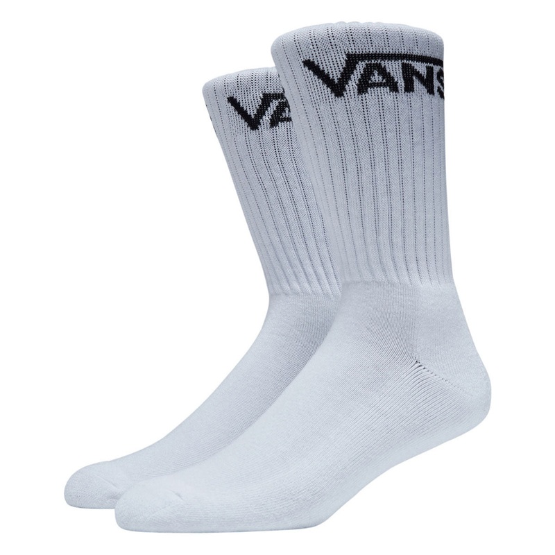 Vans Classic Crew Socks – White 2025