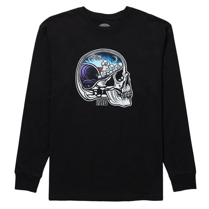 1910 In Your Head Night Long Sleeve T-Shirt – Black