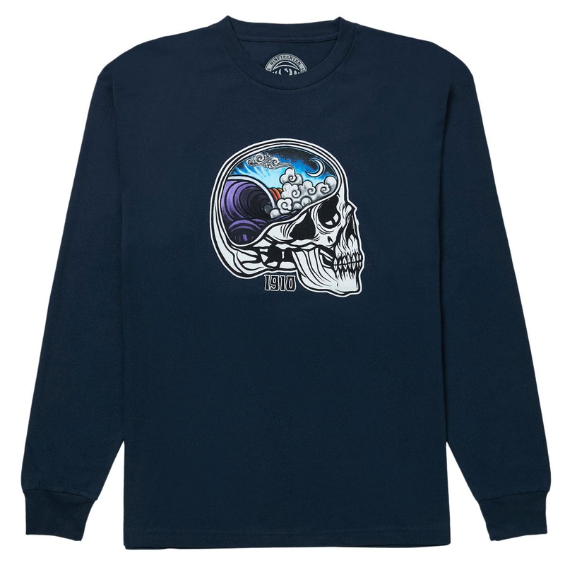 1910 In Your Head Night Long Sleeve T-Shirt – Navy