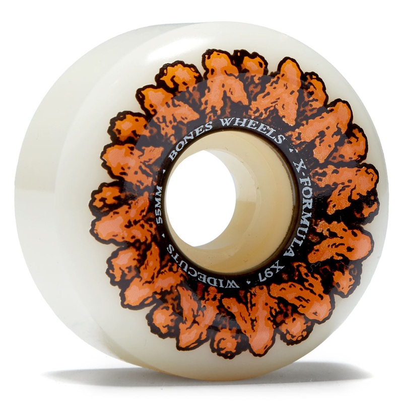Bones X Formula Wingin It 97a V6 Widecut Skateboard Wheels – 55mm