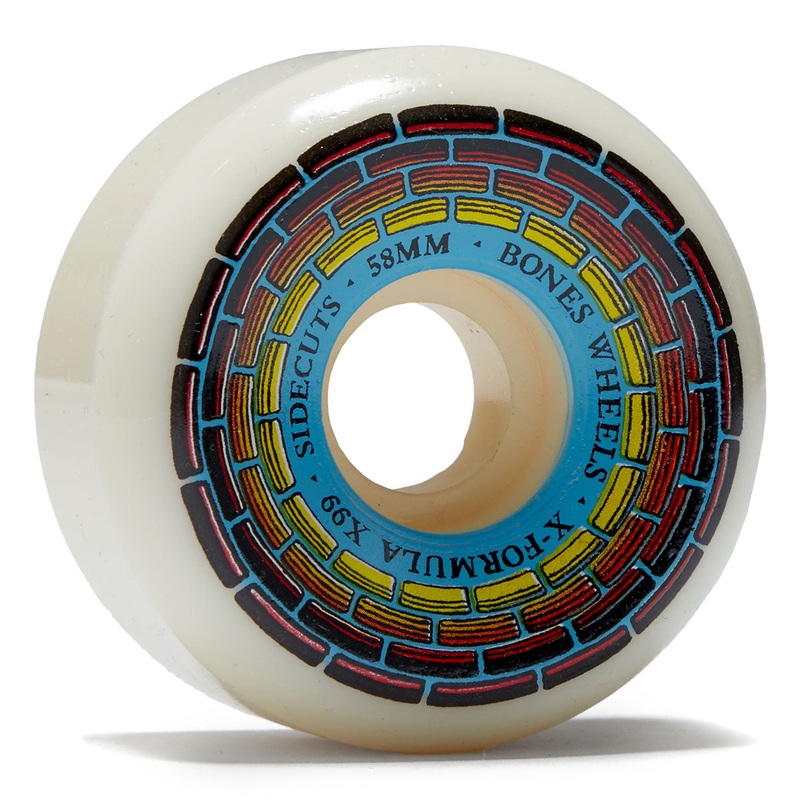 Bones X Formula Wishing Well 99a V5 Sidecut Skateboard Wheels – 58mm