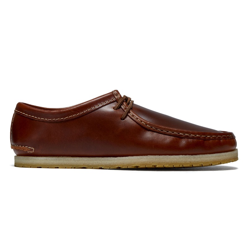 Clarks Godney Lace Shoes – Brown Leather