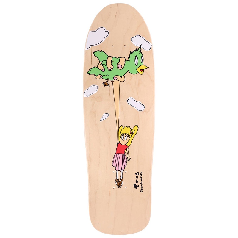 Frog Bird Girl Pat G Skateboard Deck – 9.80
