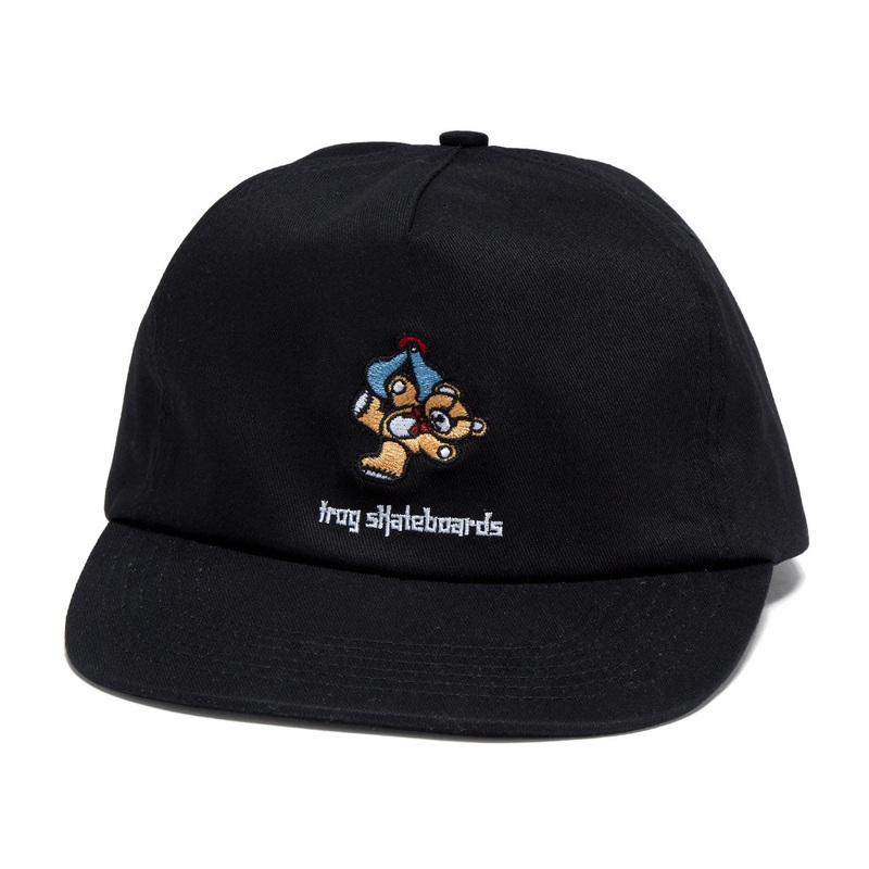 Frog Claw Machine 5 Panel Hat – Black