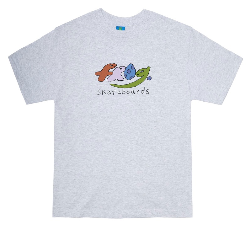 Frog Dino Logo T-Shirt – Ash