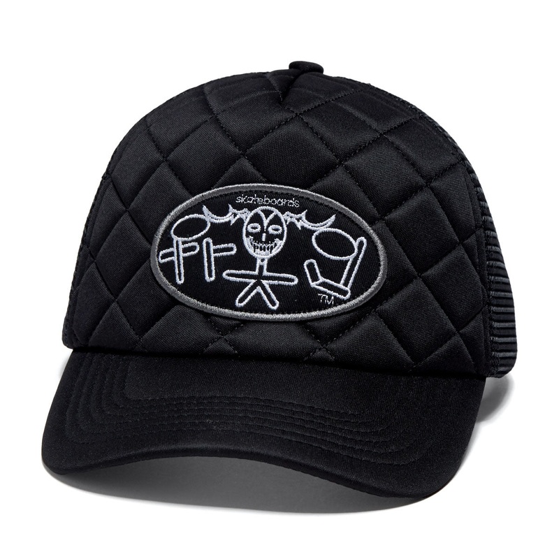 Frog Skoom Logo Trucker Hat – Black