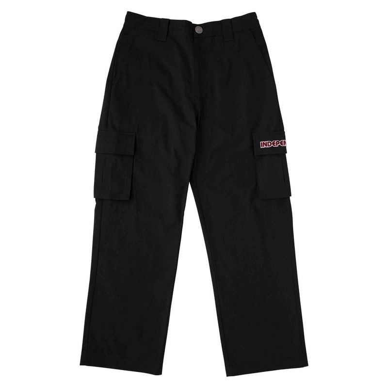 Independent Groundwork Cargo Pants – Black Ripstop