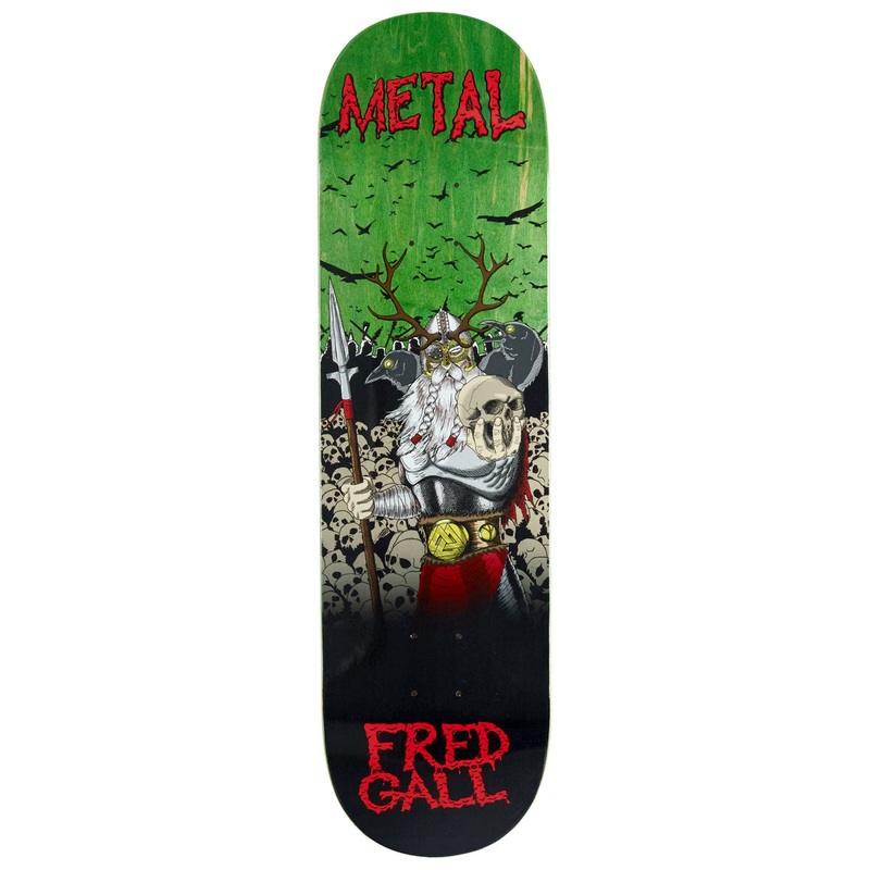 Metal Fred Gall Odin Skateboard Deck – 8.50