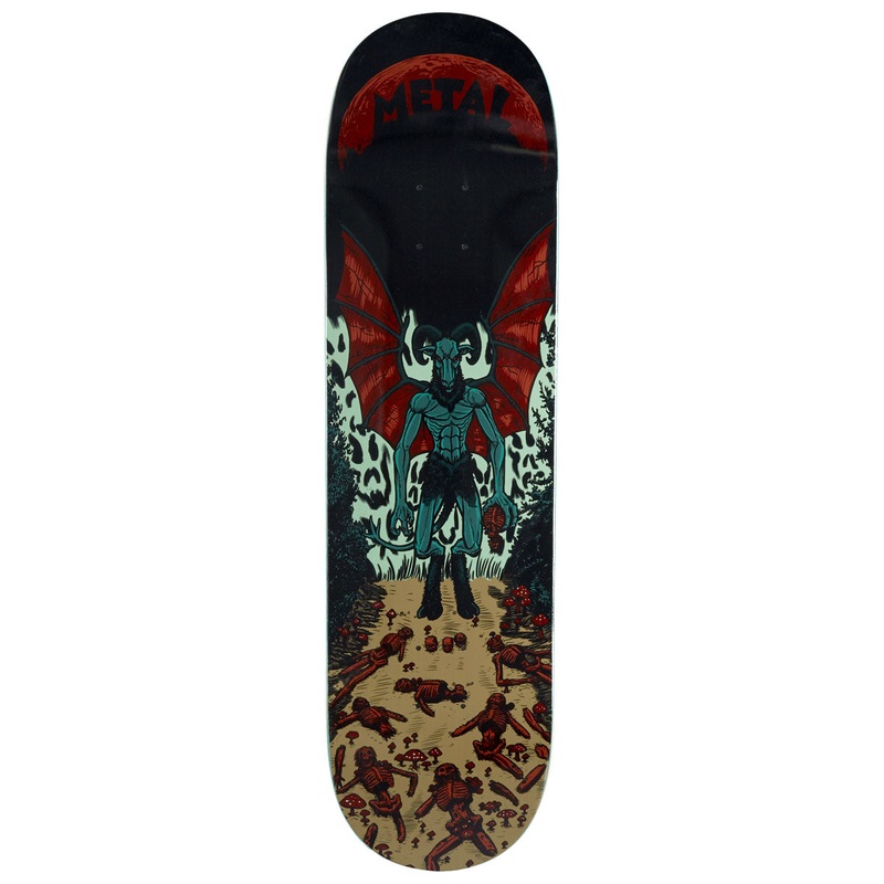 Metal Jersey Devil Skateboard Deck – 8.375
