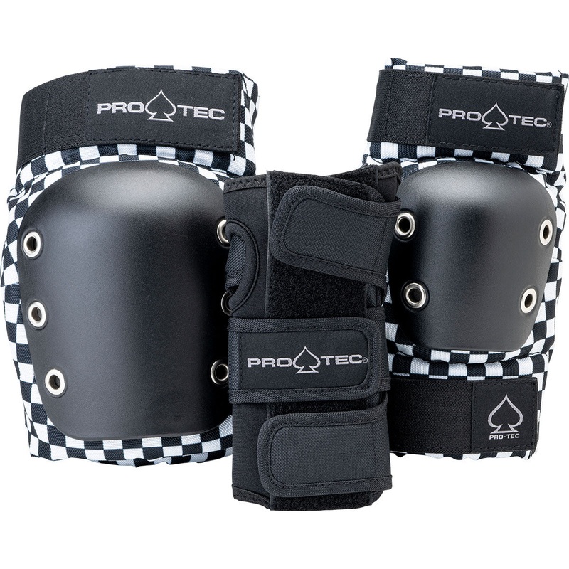 Pro-Tec J.r 3 Pack Open Back Pads – Checker