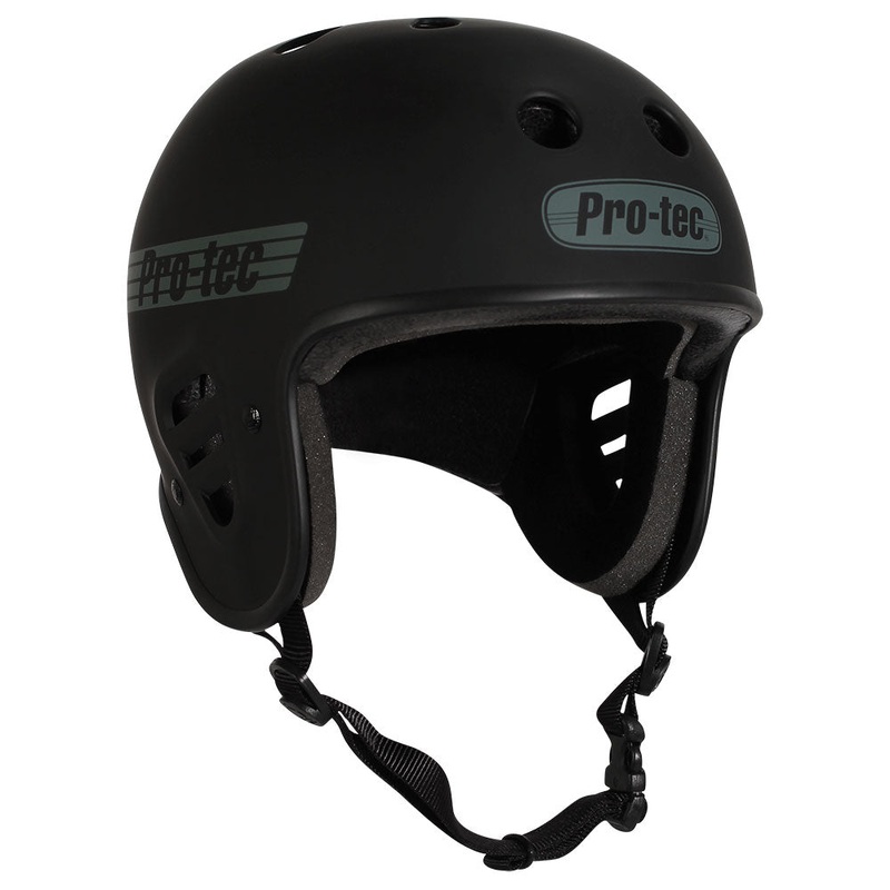 Protec Full Cut Certified Helmet – Matte Black