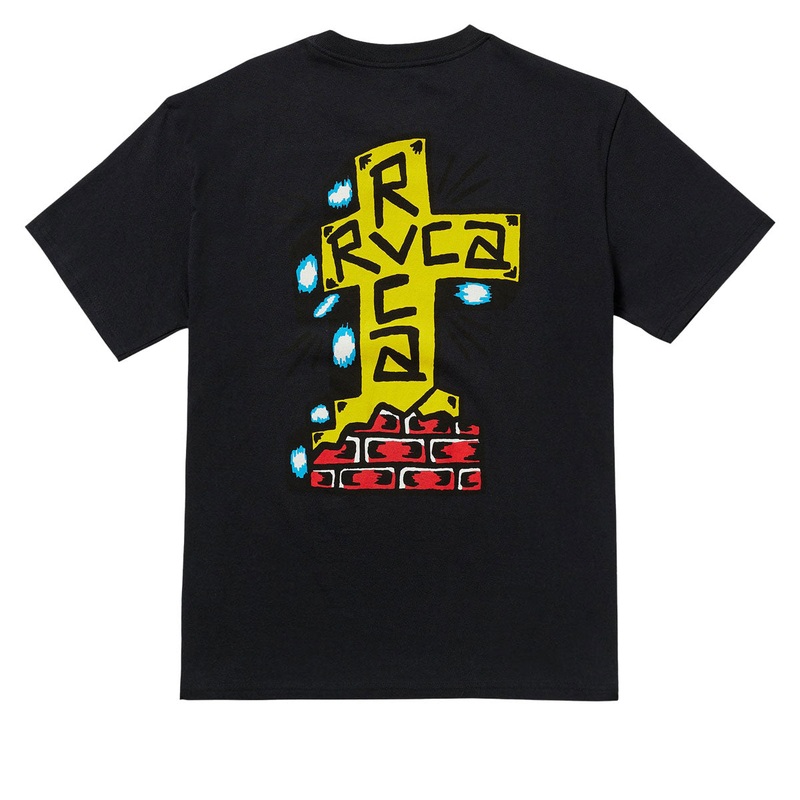 RVCA Barbacross T-Shirt – Black