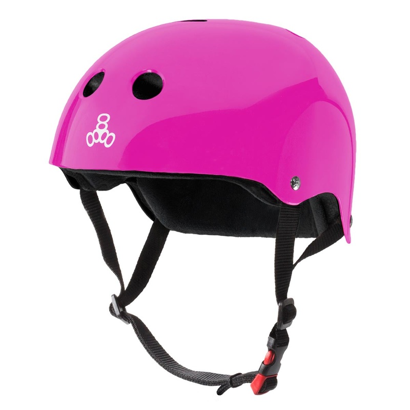 Triple Eight Certified Sweatsaver Helmet – Pink Gloss
