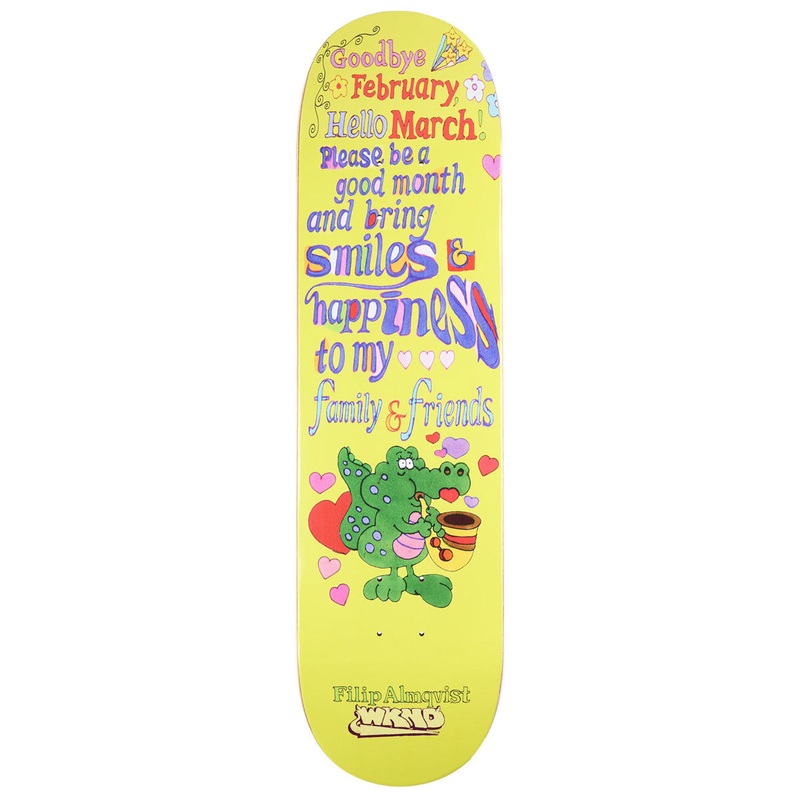 WKND Hello March Filip Almqvist Skateboard Deck – 8.375