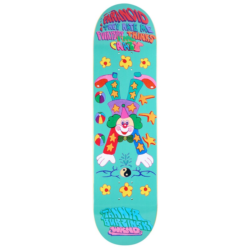 WKND Paranoid Tanner Burzinski Skateboard Deck – 8.25