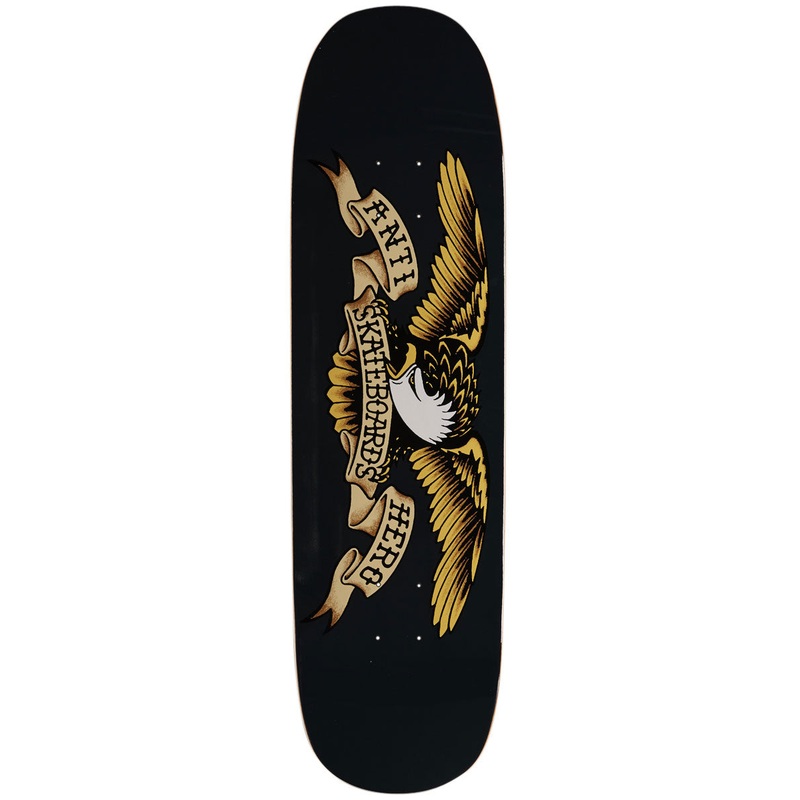 Anti-Hero Team Shaped Eagle Blue Meanie Skateboard Deck – Navy – 8.75
