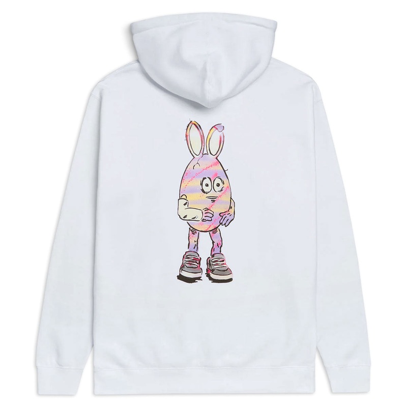 CCS Live x Heroin 420 Egg Hoodie – White