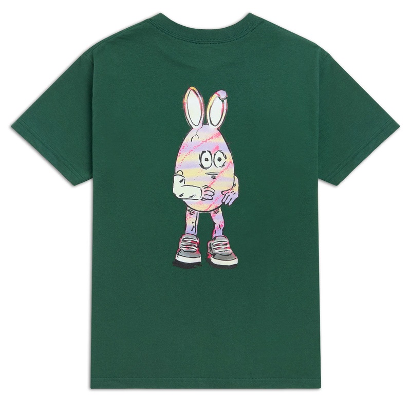 CCS Live x Heroin 420 Egg T-Shirt – Forest Green
