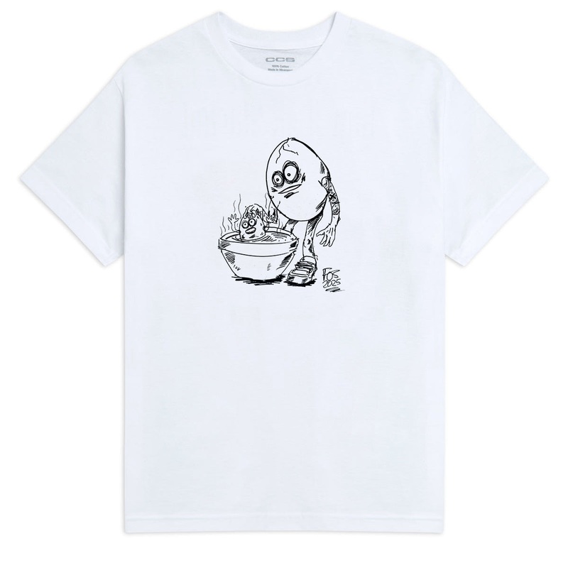 CCS Live x Heroin 420 T-Shirt – White